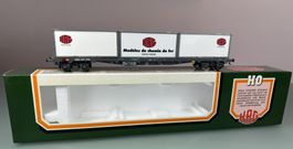 SBB CFF Sgs mit HAG Containers  * HAG