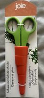 *** Schere mit Schutzhülle Rüebli-Form***NEU***