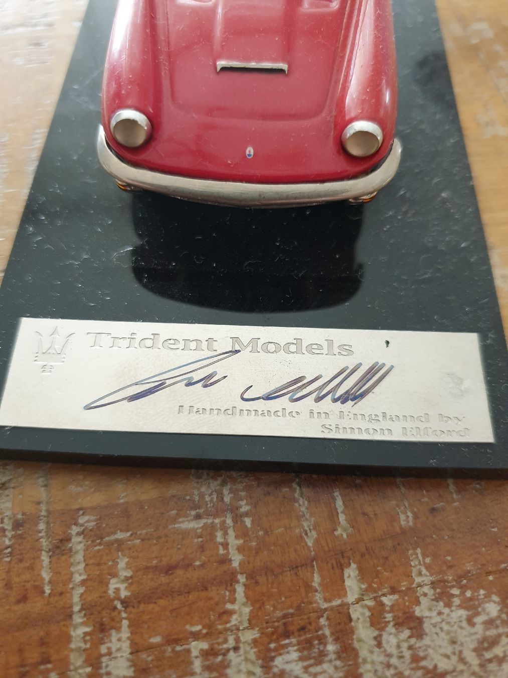 Maserati Modellini d'auto: Maserati Mistral Spyder Trident Models, Handarbeit – Nuovo e nell'imballaggio originale da Olten venduto da Marsmobil 4