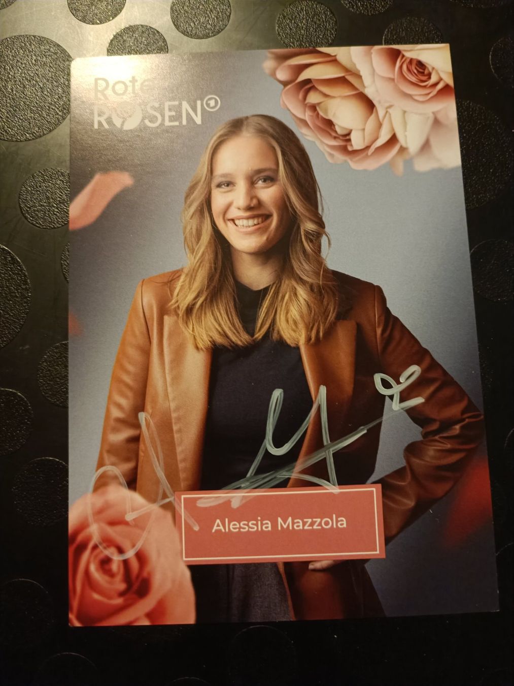 Autografi: Alessia Mazzola  - handsigniert - Rote Rosen – Usato da Menziken venduto da Artographs