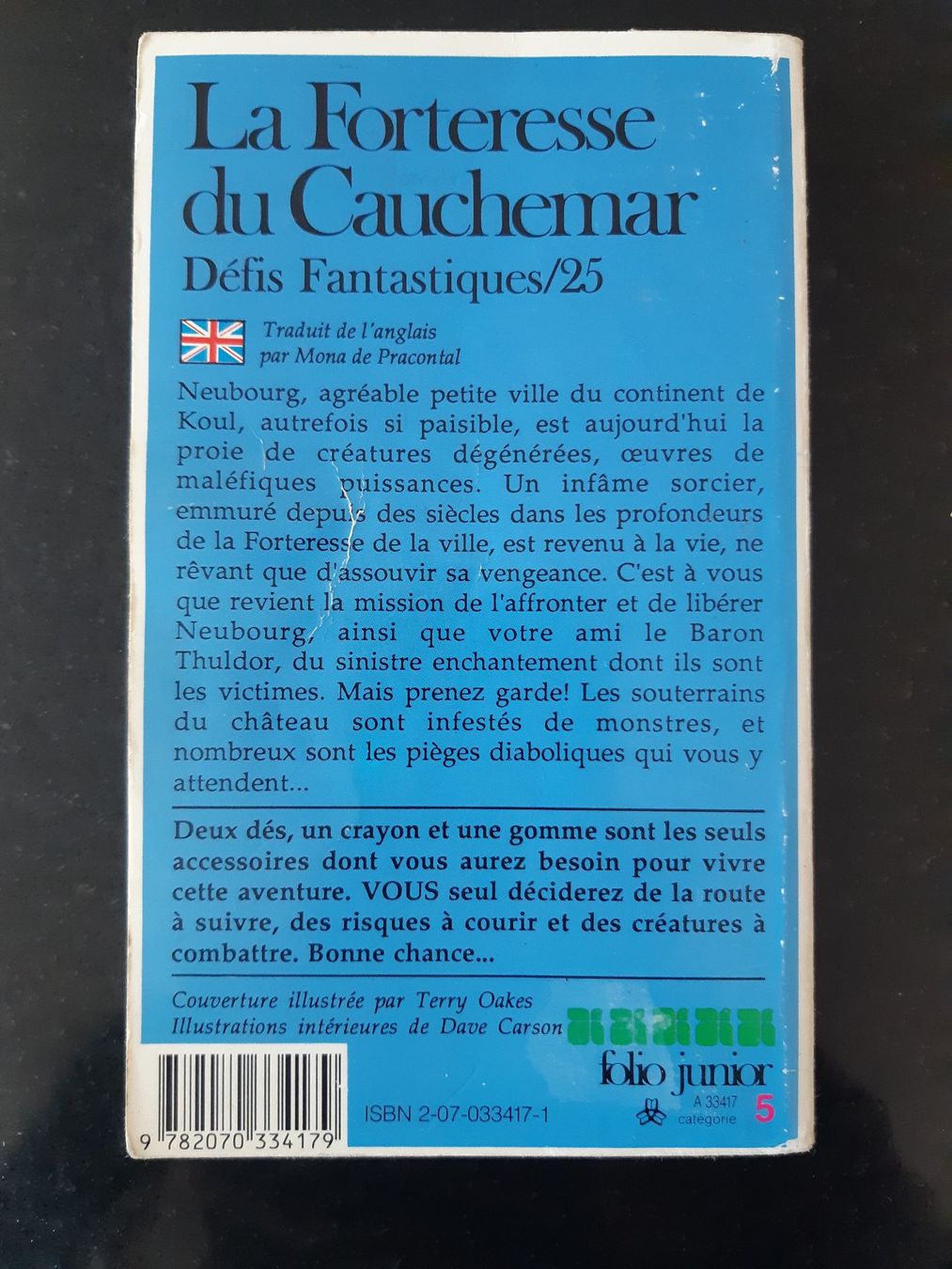 Libri: LDVELH - La Forteresse du Cauchemar – Usato da Belfaux venduto da Fanfouet 1
