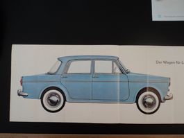 Prospekt NSU Fiat Europa 1963 selten!