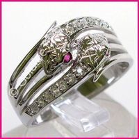 Schlangen - Ring 925 Silber