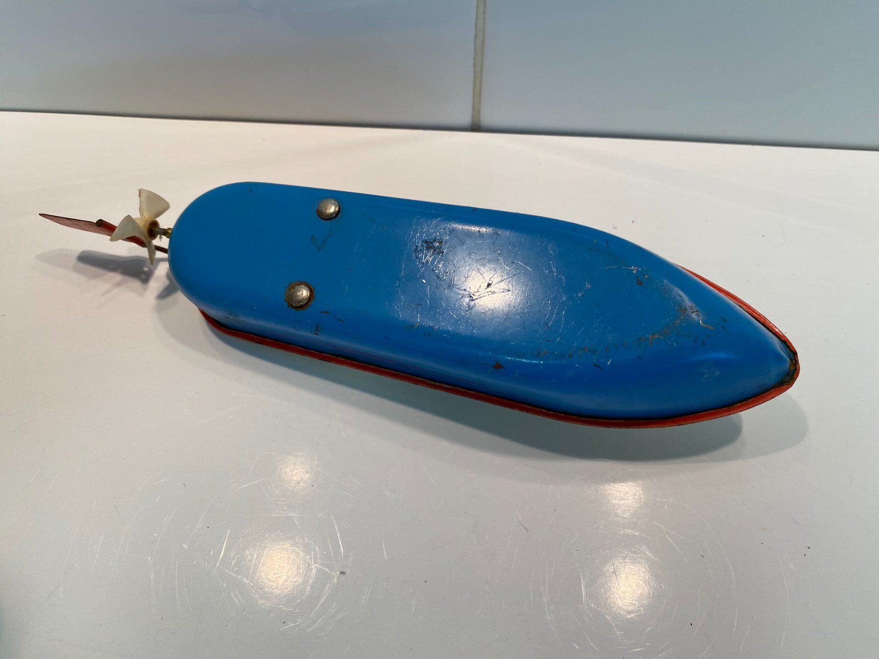 Jouets: MS Michael Seidel Polizeiboot Antrieb defekt 348 – Défectueux à Stäfa par elcondor245 8