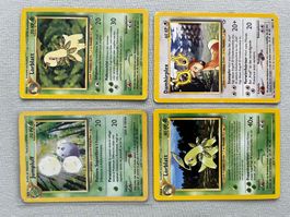 Pokemon Neo Genesis Holo Jumpluff Bayleef Deutsch Lot