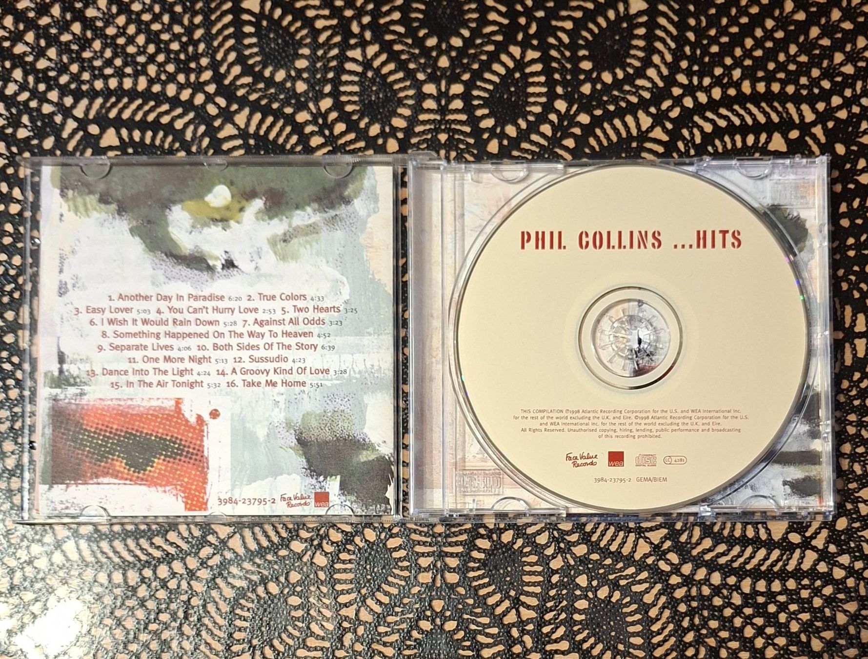 CDs: Phil Collins - Hits, UK Pop Rock CD Album 1998 – Gebraucht aus Schönenberg TG von breiti12 2