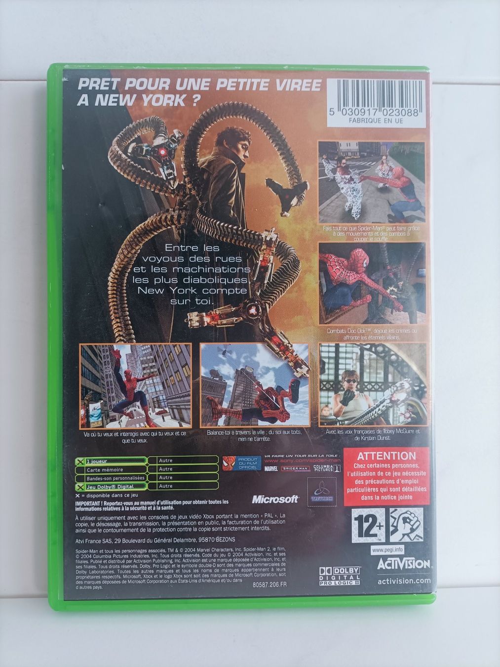 Microsoft Jeux: XBOX Spiderman 2 Activision 2004 - Microsoft – D'occasion à crans montana par AB3963 2