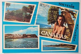 FRANKIERTE ANSICHTSKARTE SPANIEN / CARTE POSTALE AFFRANCHIE