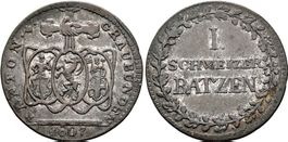 Graubünden: 1 Batzen 1807 +++