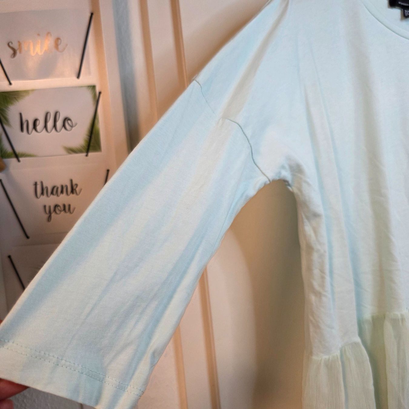 Primark Chemisiers: Primark Mint Bluse mit Volant Gr. M – D'occasion à Wald ZH par CapLux 7