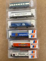 6er Set Spur N Roco geschl. Güterwagen Valser Ovomaltine SBB