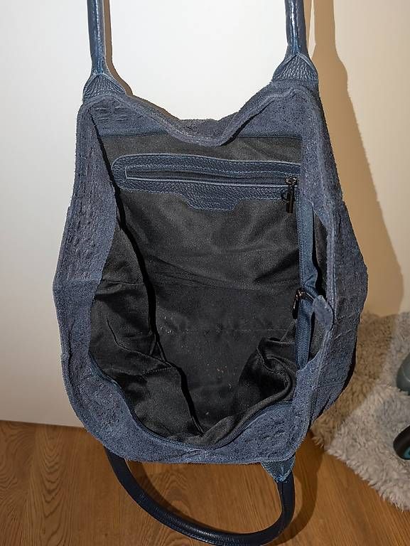 Borse da donna: Grosse Lederhandtasche in blau – Usato da Dübendorf venduto da gar_5yv6 2