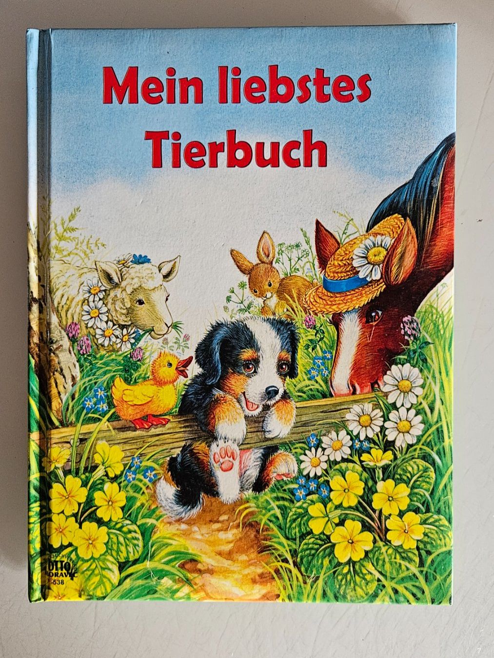 Libri: Tierbuch mit Holzanhängern und Stofftier – Usato da Basel venduto da True_Hofer_Store 1