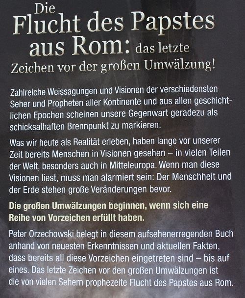 Libri: Wenn der Papst flieht – Nuovo (secondo la descrizione) da Schlatt TG venduto da annesbuecher 1