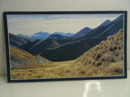 Neuseeland Postkarte Lindis Pass Südinsel Berge Strasse12x21