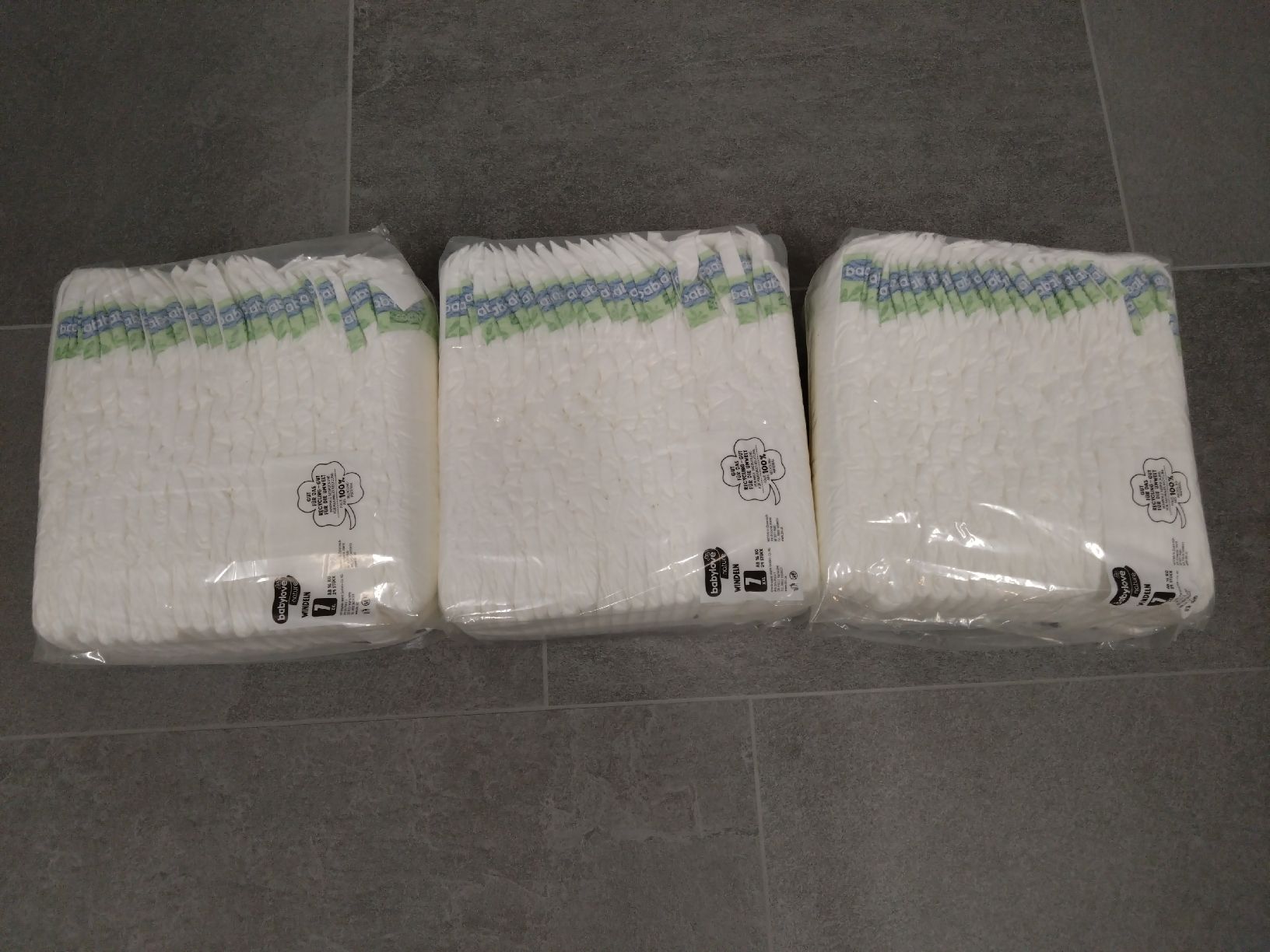 Windeleimer & Windeln: Babylove Nature Windeln Gr.7 3x24Stk – Neu und originalverpackt aus Eschenbach LU von xHerzblutx