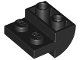 Lego Black Slope, Curved 2 x 2 Inverted 8 Stück