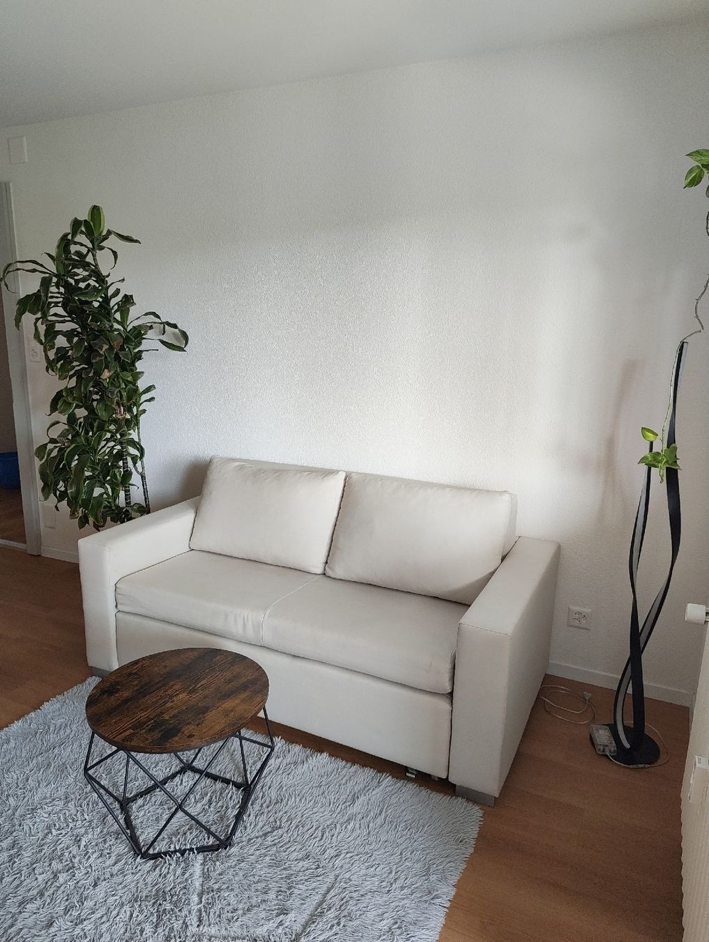 Sofas: Sofa Bed Beige Fabric 2-seater – Gebraucht aus Kreuzlingen von fix_wx75 9