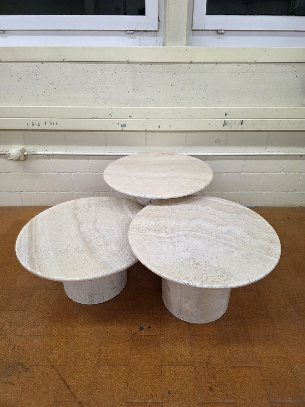 Tavoli: Designer Couchtisch Set aus Travertin  – Usato da Lichtensteig venduto da Usedinstorecom 6