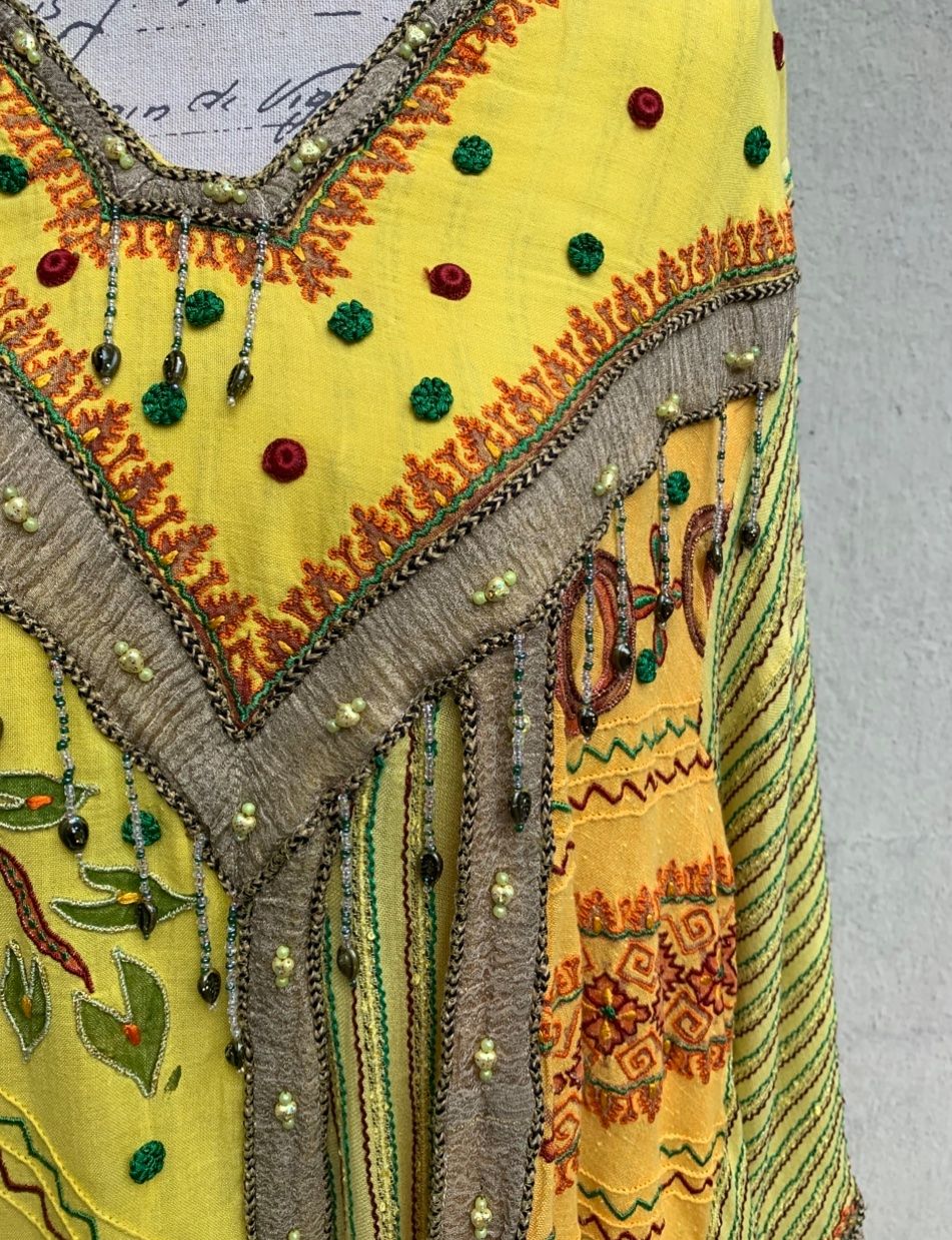 Kleider: Superbe robe style CAFTAN VINTAGE brodé de perles t.L – Gebraucht aus Martigny von only__you 5