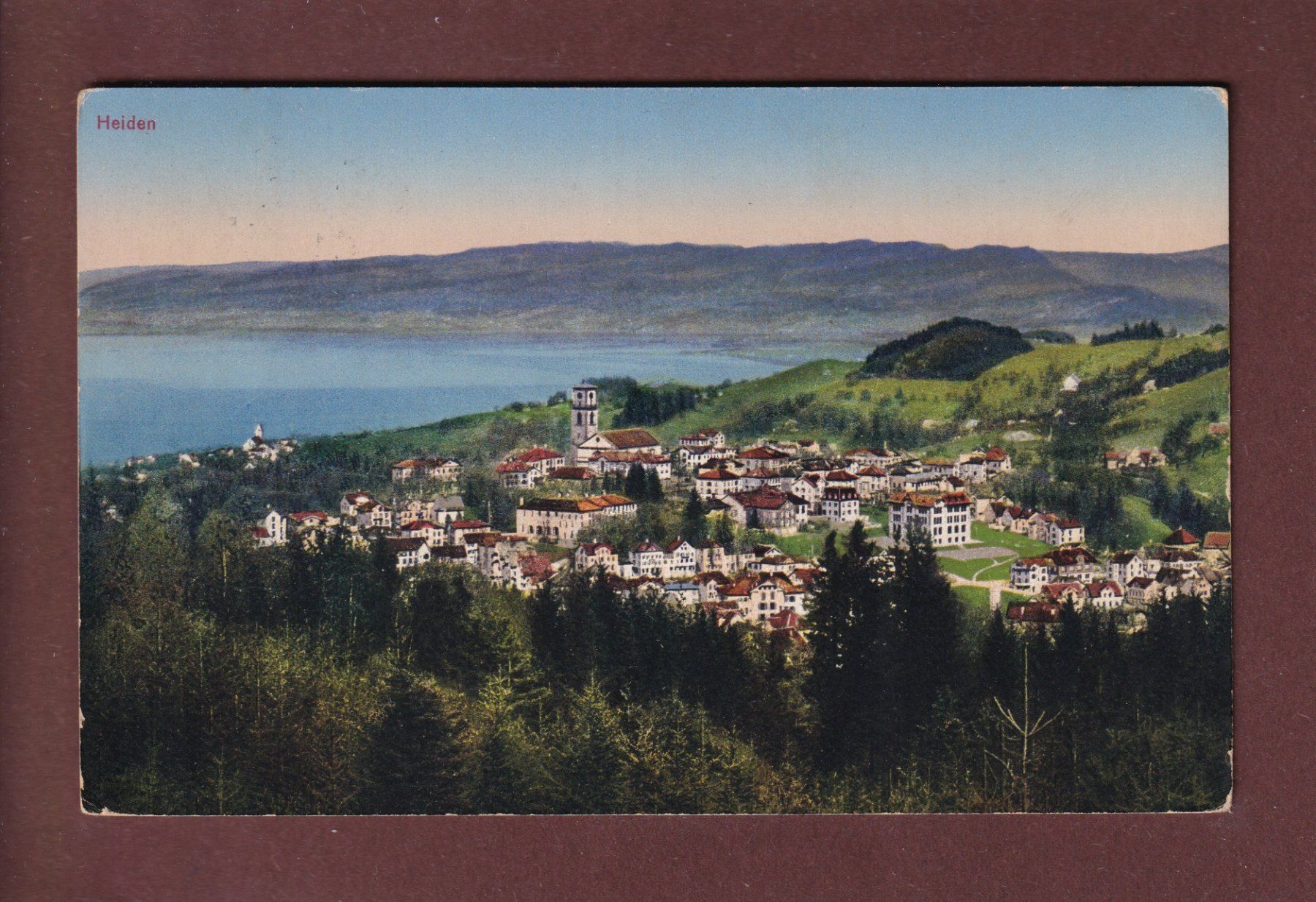 Cartoline postali: HEIDEN - 1917 – Usato da Pully venduto da nicecards