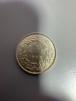 Silber 1 Fr. 1964 Muenze Schweiz guter Zustand