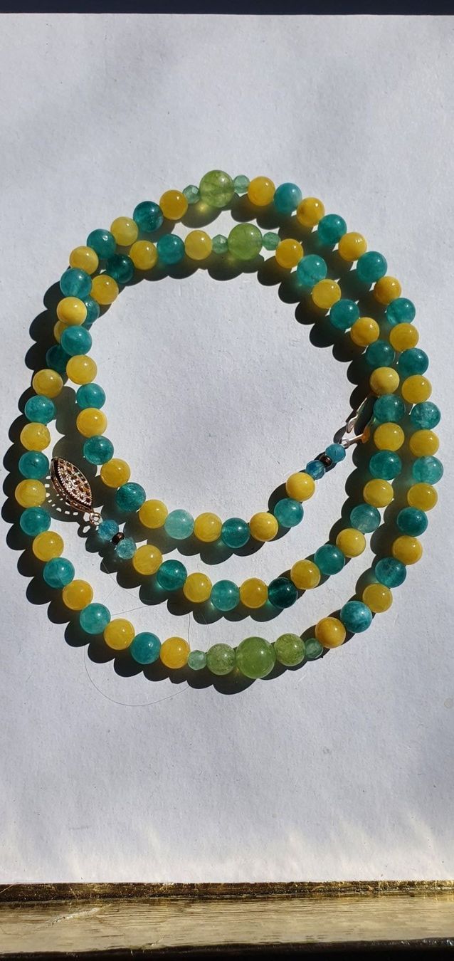 Catenine: Jade, Peridot und Chalcedony – Nuovo (secondo la descrizione) da Benglen venduto da Meercat3