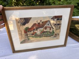 Aquarell von M.W.  32x25cm (133)