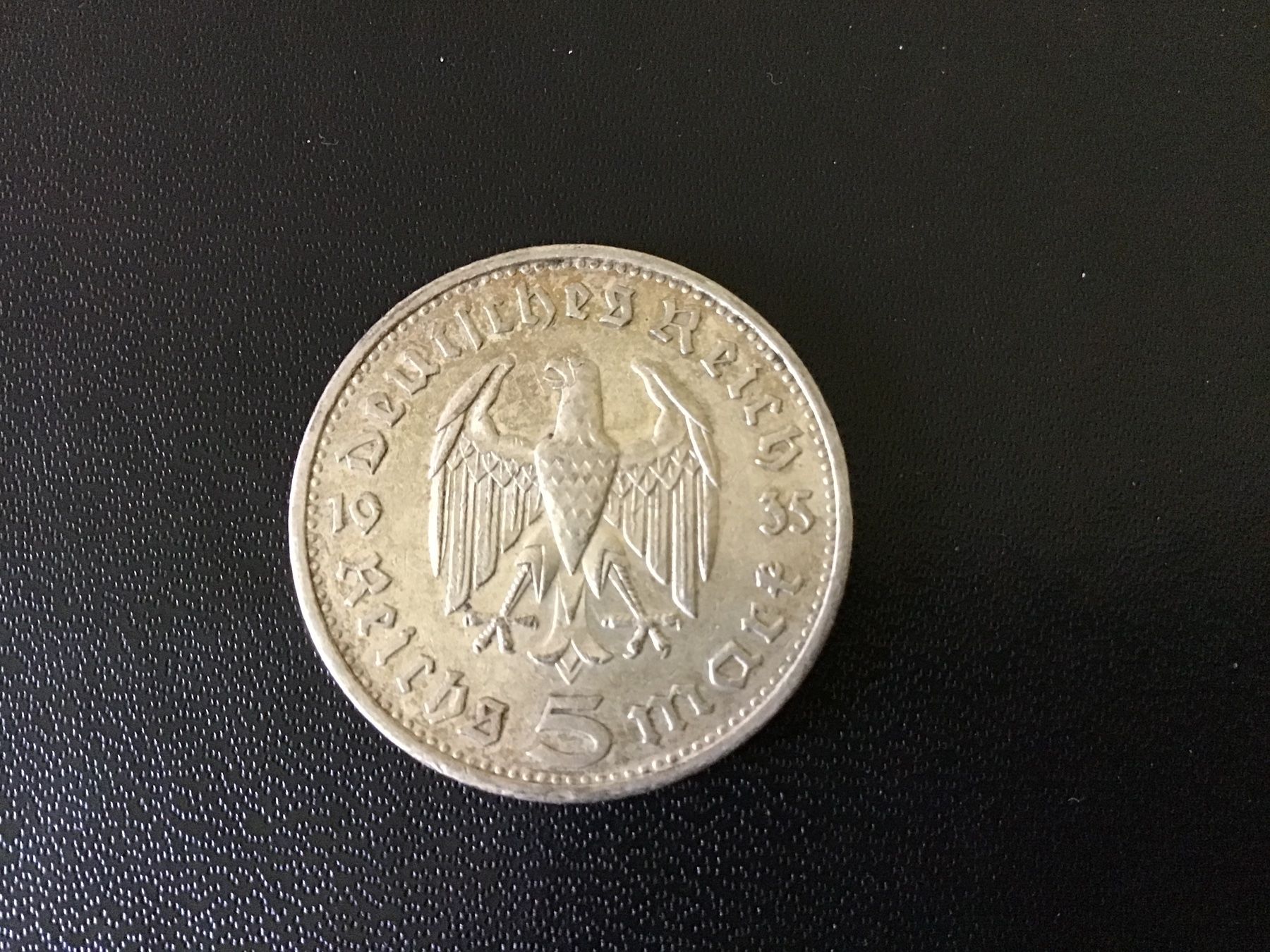 Alle Münzen: Deutsche Reich 5 Mark 1935 Hindenburg – Gebraucht aus Urtenen-Schönbühl von absolut08