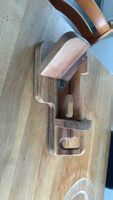 Salamihobel aus Holz mit Metallklinge neuwertiger Zustand