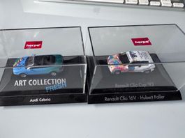 Herpa Audi Cabrio fresh & Renault Clio Cup 93Top!