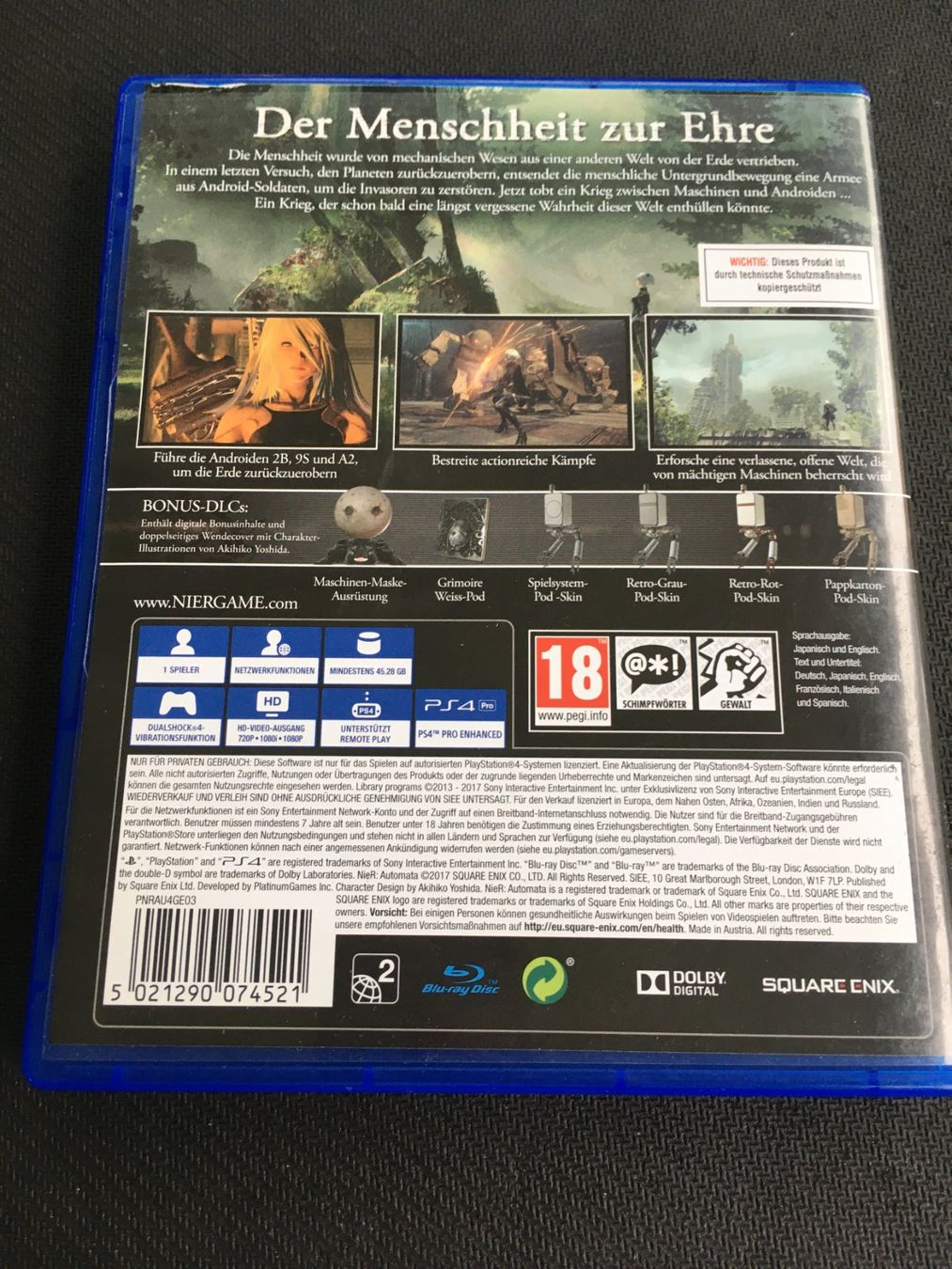 Sony Giochi: Nier Automata - PS4 / Playstation 4 – Usato da St.Gallen venduto da sjosjo 1