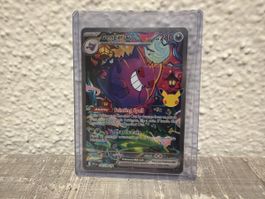 Pokémon Karte Gengar EX 154/128 in Schutzhülle neuwertig