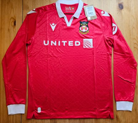 AFC Wrexham Trikot NEU Grösse S Macron UK England Wales