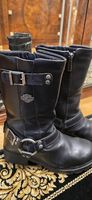 Harley Davidson Damen Lederstiefel, Motorrad