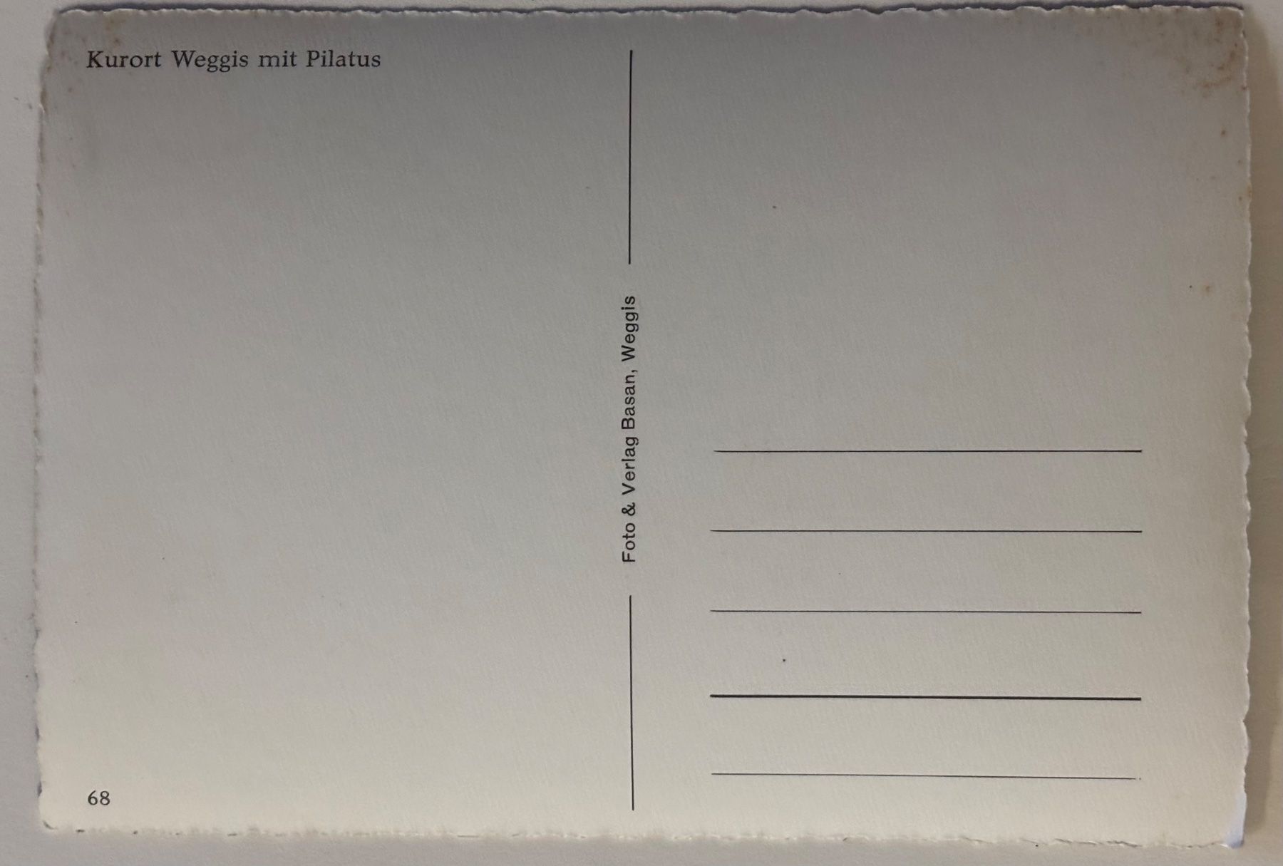 Cartes postales: Weggis mit Pilatus – D'occasion à Frauenfeld par Merk52 1