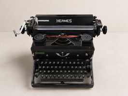Hermes Paillard Vintage Schreibmaschine – Deko/Bastelware