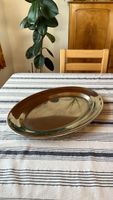 Servierplatte oval chromstahl