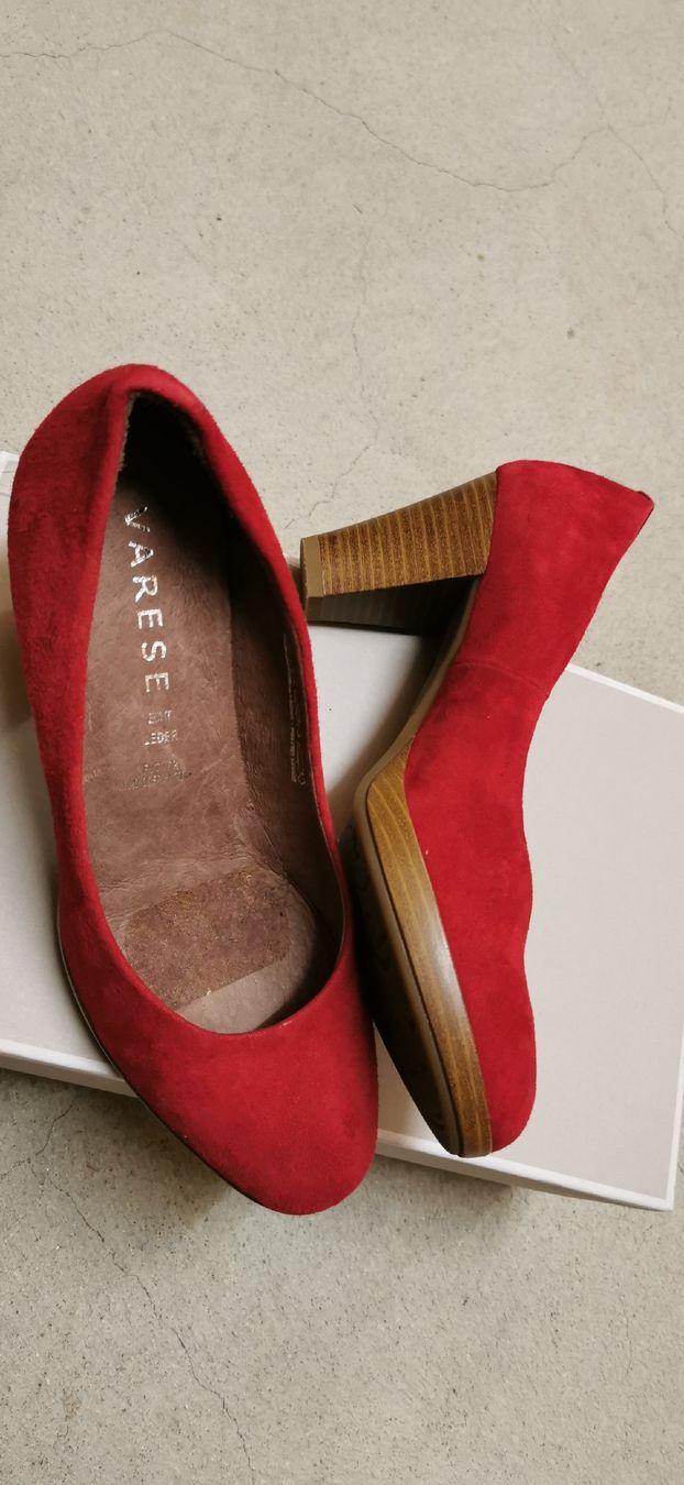 Scarpe da donna: Pumps 36, rot, Wildleder, neu – Nuovo (secondo la descrizione) da Effretikon venduto da Movie99 6