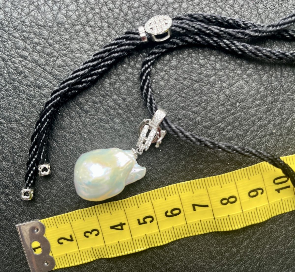 Perlen (unechte): Echte Perle, Anhänger und Kette, Silber, Neu! – Neu (gemäss Beschreibung) aus St. Gallen von reg_f8h8 2
