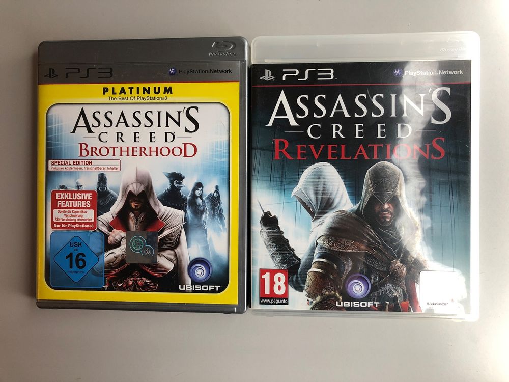 Assassins Creed Revelations Und Brotherhood Ps3 Kaufen Auf Ricardo