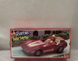 Barbie Star Vette Auto von Mattel 70er in Originalverpackung
