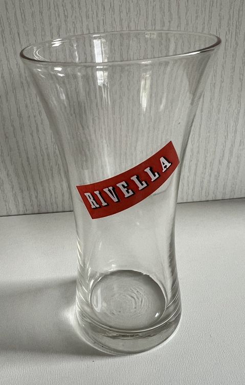 6 seltene RIVELLA Gläser 1dl altes Logo ca. 50er/60er top!! (Gebraucht ...