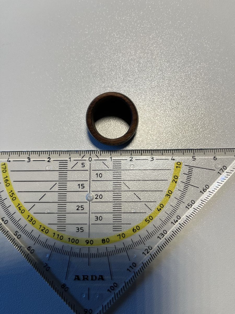 Ringe: Holzring mit Silberinlay, Gr. 54 – Gebraucht aus Wittinsburg von Bumblebee123 9