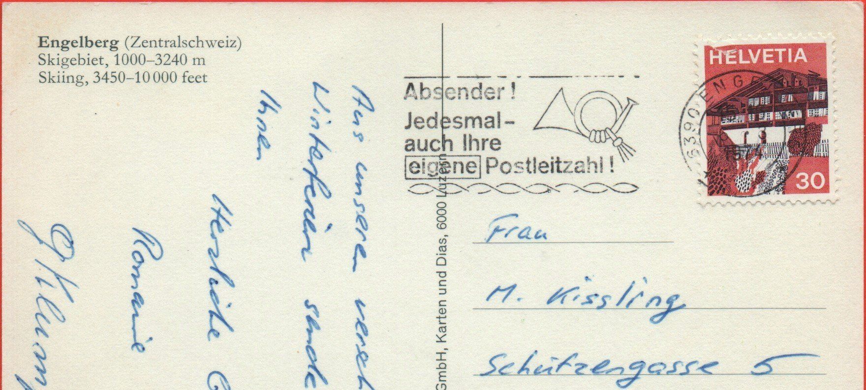 Cartes postales: ENGELBERG Skigebiet – D'occasion à Jona par philajona 1