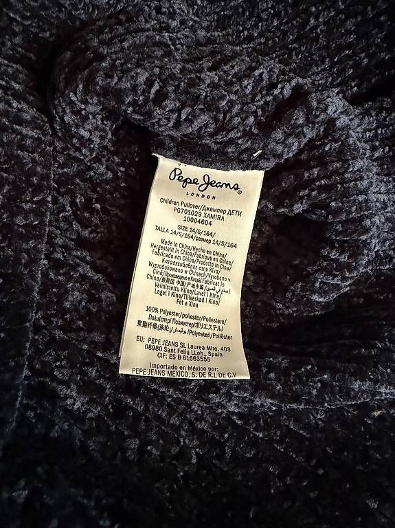 Pullover & Sweatshirts: Dunkelblauer Chenille-Pullover Pepe Jeans – Gebraucht aus Steinhausen von deikoon 3