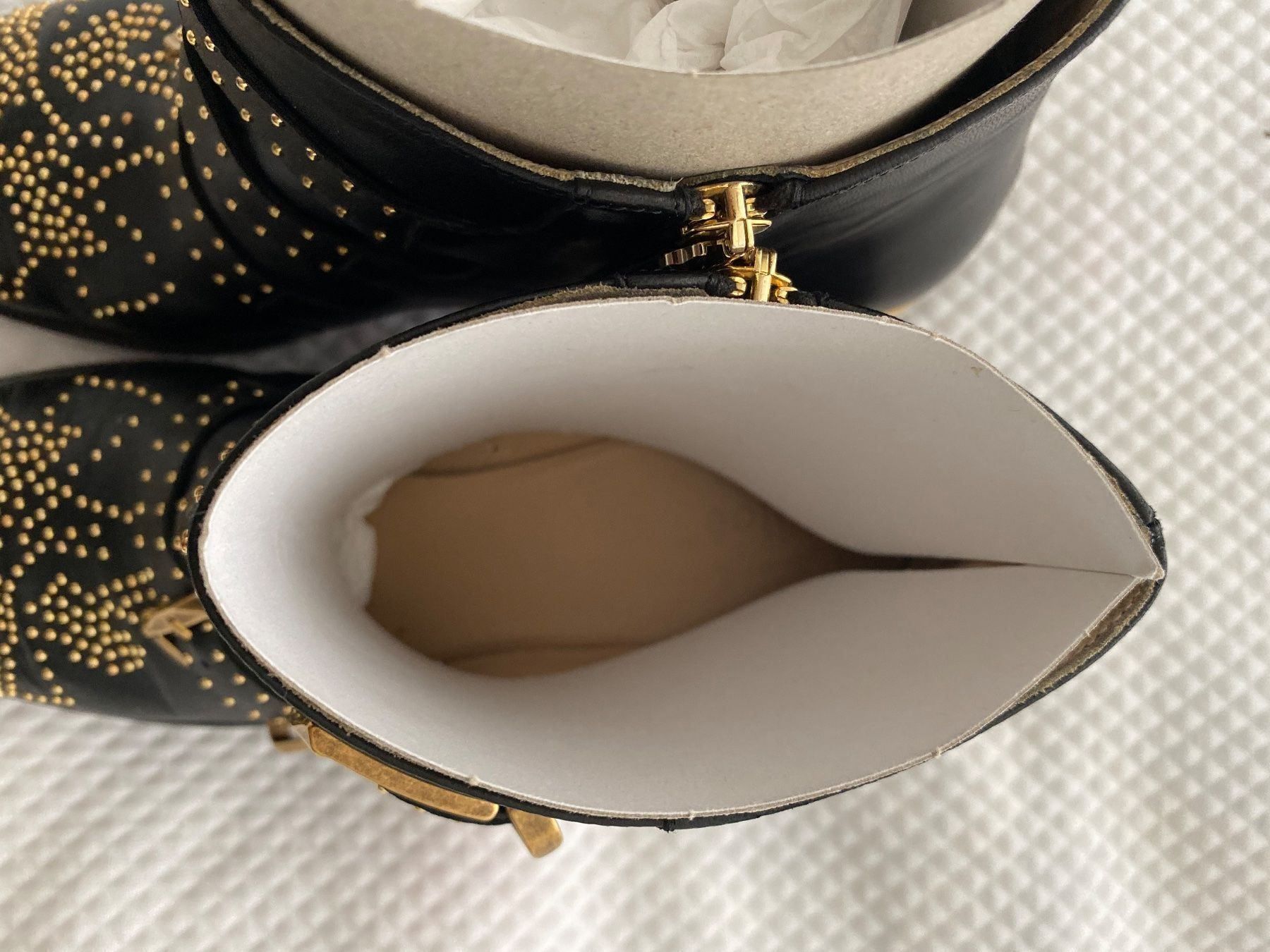 Chloé Scarpe da donna: Chloé Stiefelletten Black Gold – Usato da Bern venduto da schnupka 2