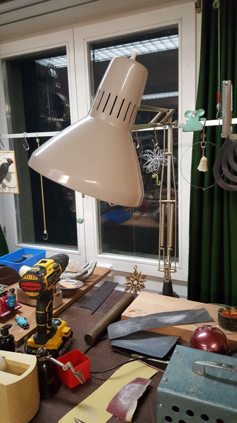 Bag Turgi Lampade: Omnifix Werkstattlampe BAG – Usato da Ammerswil AG venduto da savinir 1
