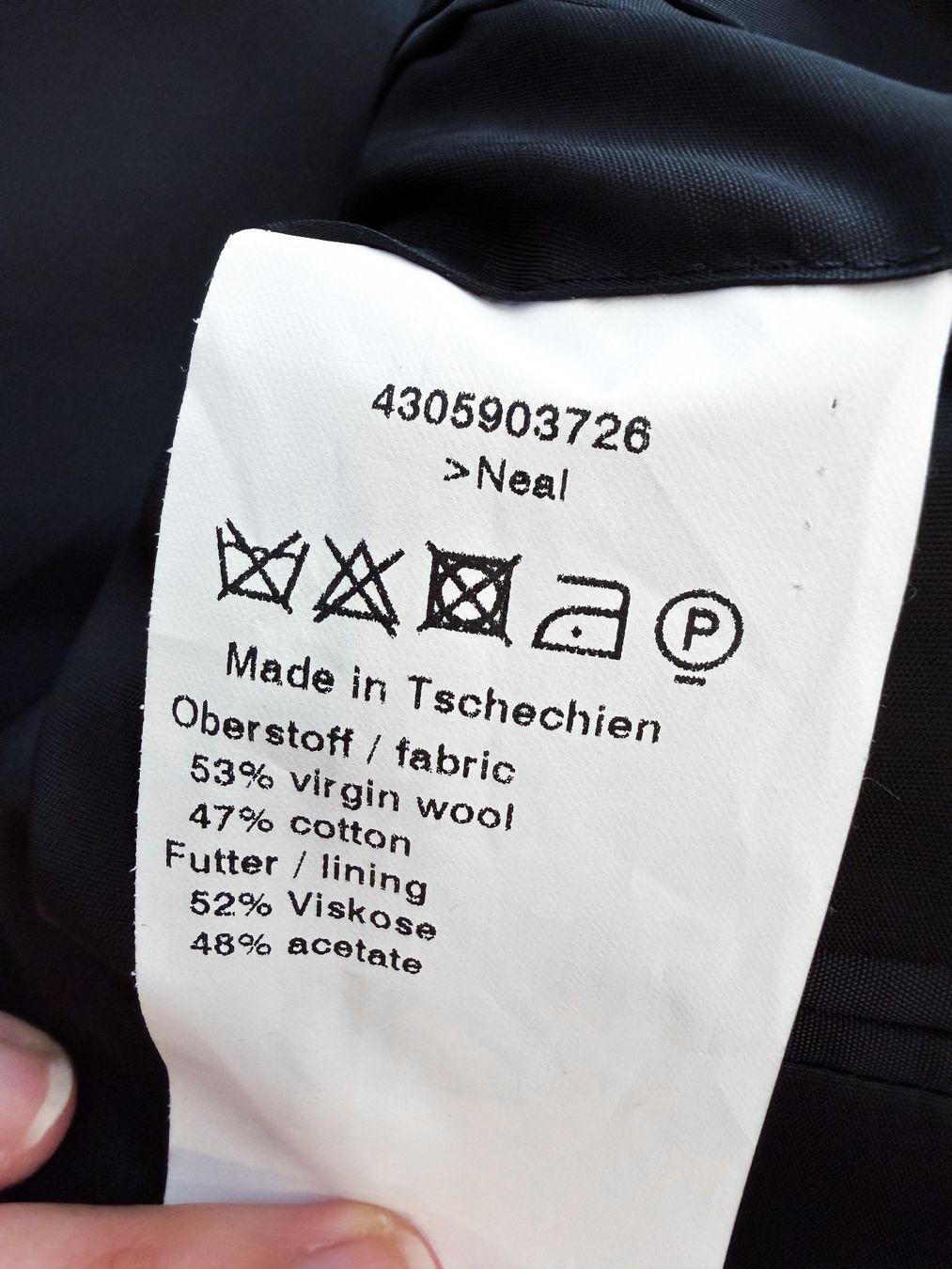 Strellson Giacche: Strellson Premium Line Sakko Gr. 50 Grau Baumwolle – Usato da Dietikon venduto da Angy94 8
