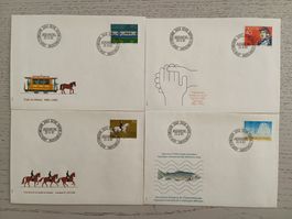 1982 FDC Werbemarken Einzelwerte